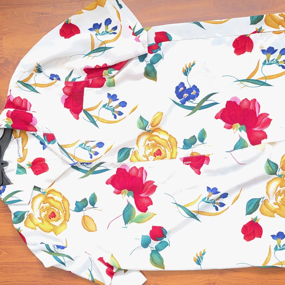 Alfred Dunner Colorful Floral Blouse